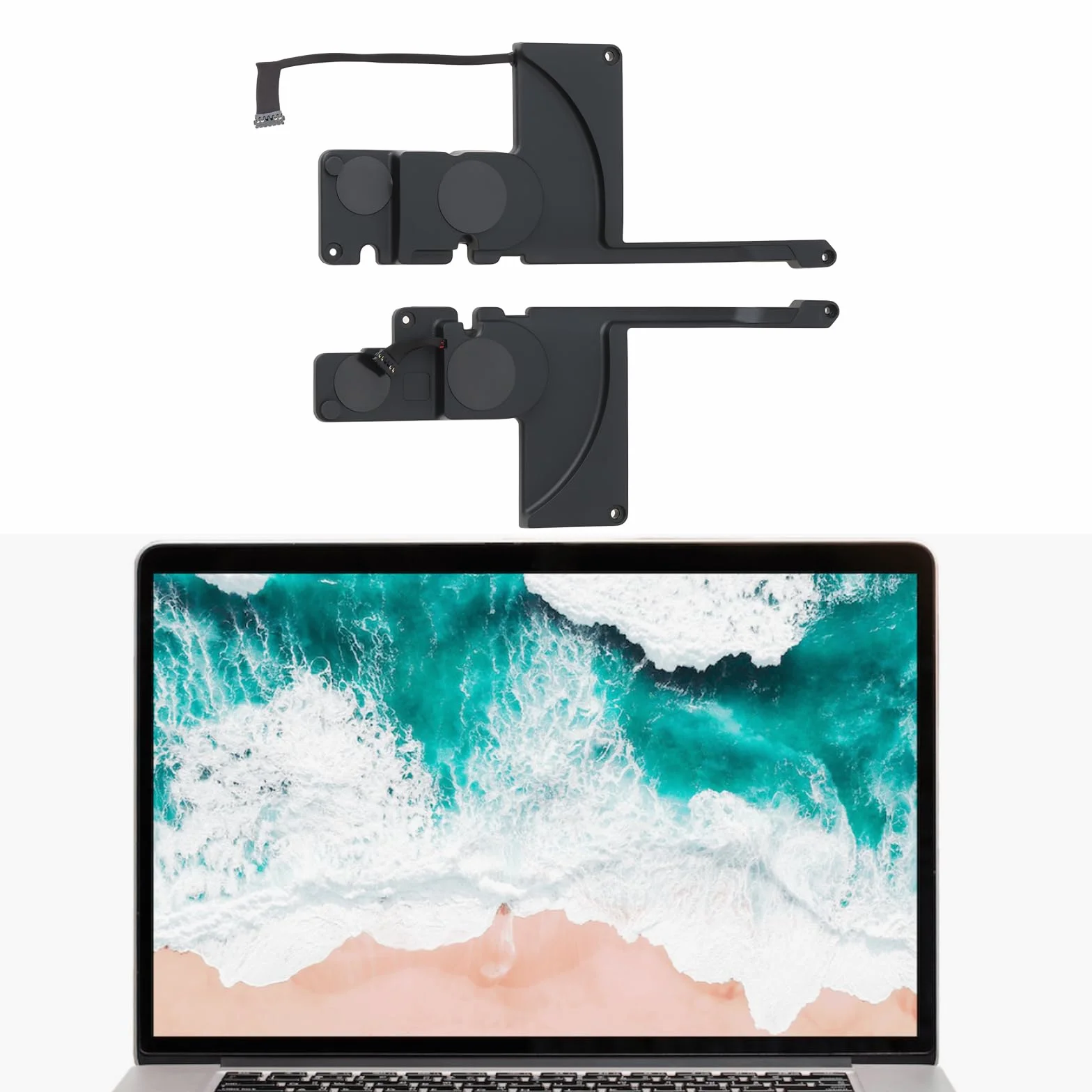 SG Store 1 Paio di Altoparlanti Sinistro E Destro per Laptop Compatibile con MacBook PRO Retina 15 Pollici A1398 2012-2015