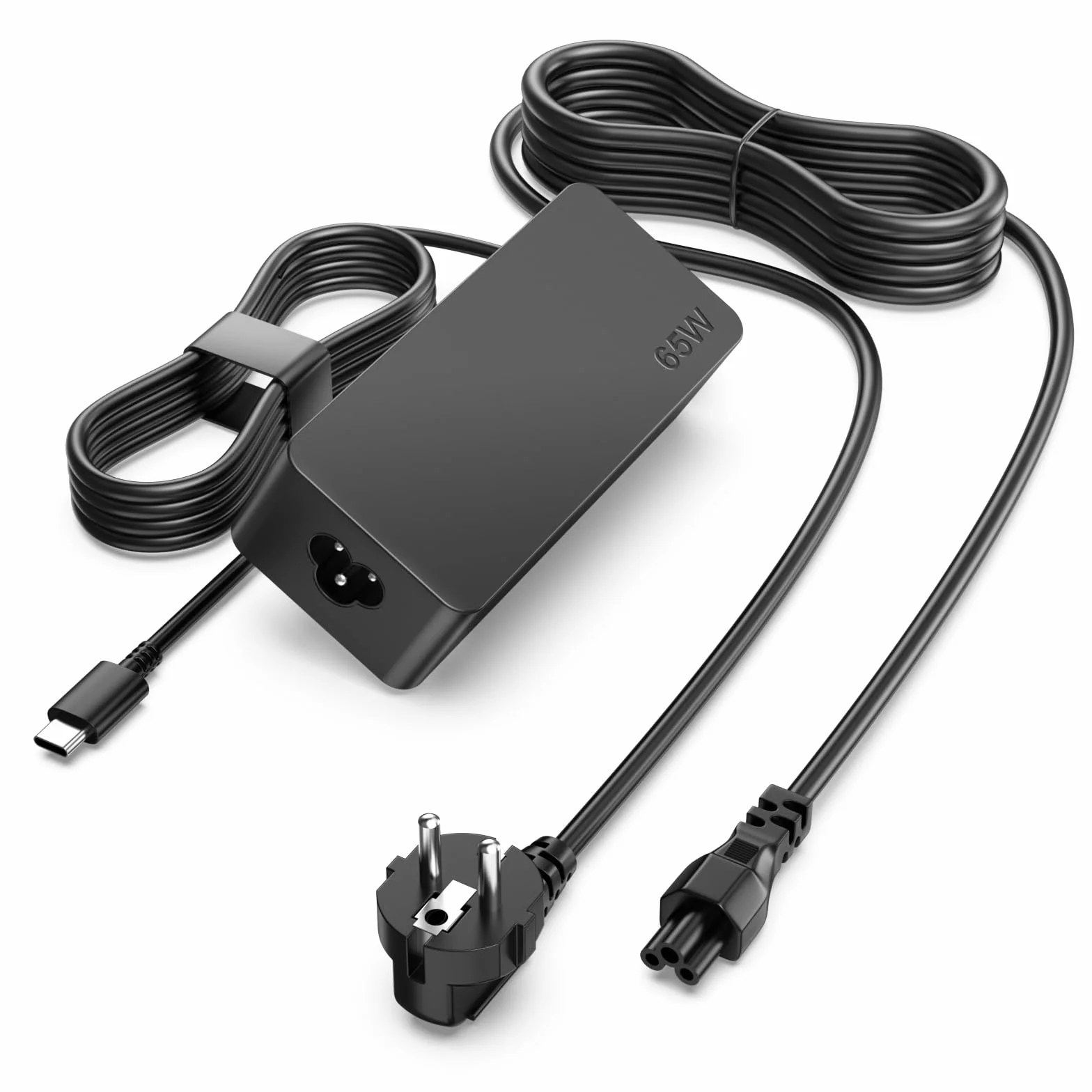 Caricatore USB C 65W per Lenovo ThinkPad X1 Carbon T14 T480 T490, Yoga, HP, Dell, Acer