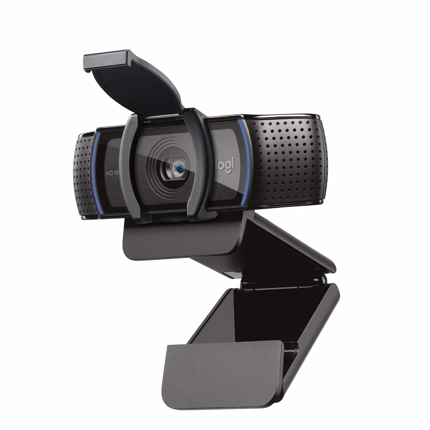 Logitech C920S HD Pro Webcam, Videochiamata Full HD 1080p/30fps, Audio Stereo ‎Chiaro, ‎Correzione Luce HD, Privacy Shutter, Streaming, Per Skype, Zoom, FaceTime, ‎‎PC/Mac/Laptop/Tablet/XBox‎, Nero