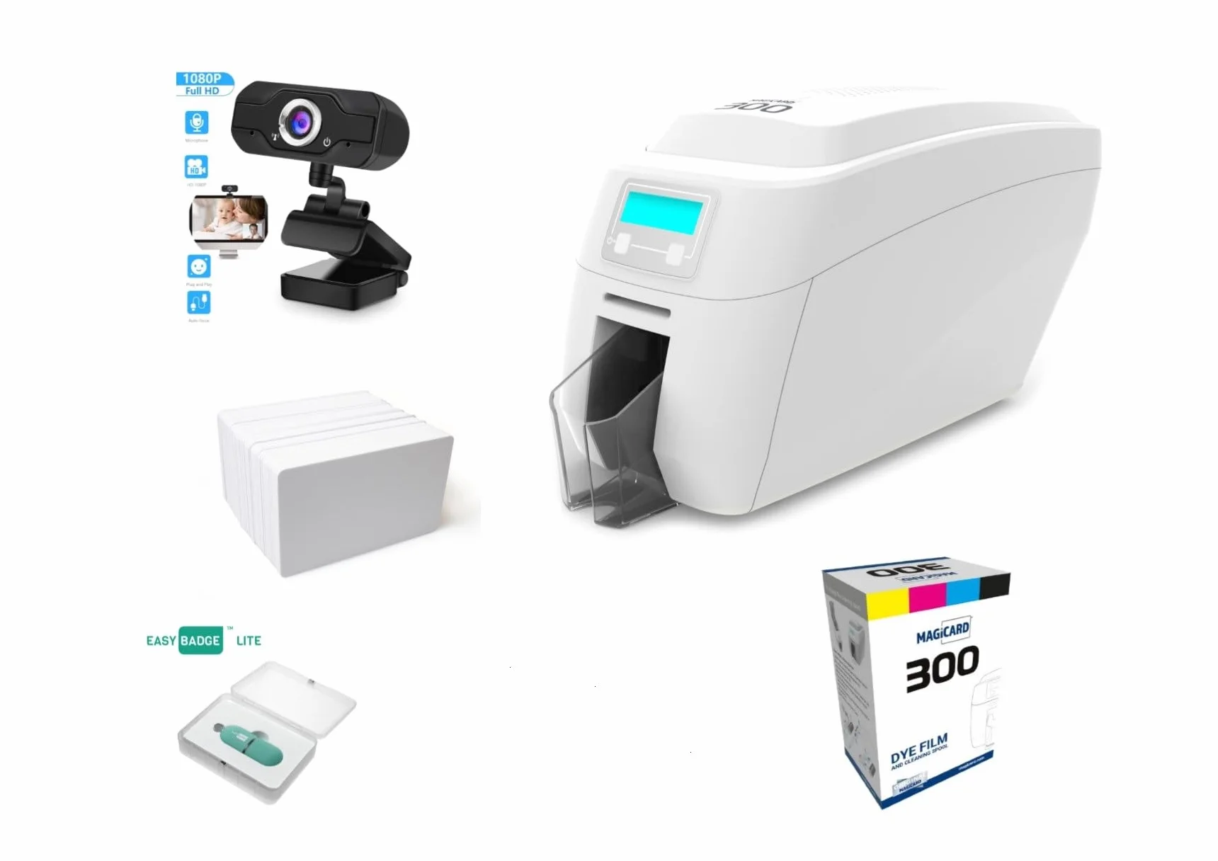 Magicard 300 Stampante per fototessere Doppio Lato Stampa Immediata