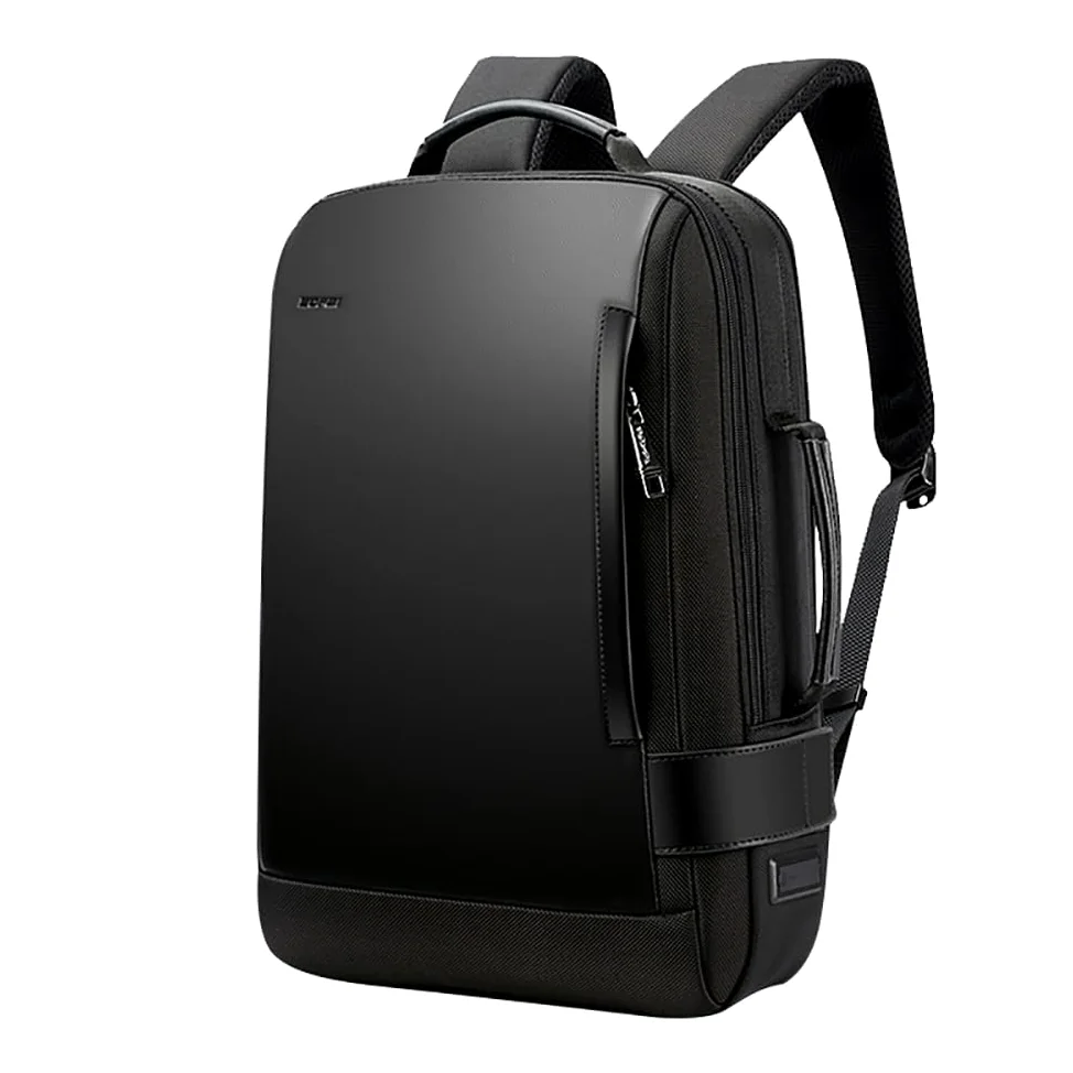 BOPAI 3 in 1 Zaino da Uomo Espandibile 20L-24L, Intelligente, Antifurto,ufficio business Zaino da Lavoro Uomo, Borsa per Laptop con Porta Di Ricarica USB, Impermeabile,15.6 pollici -Nero