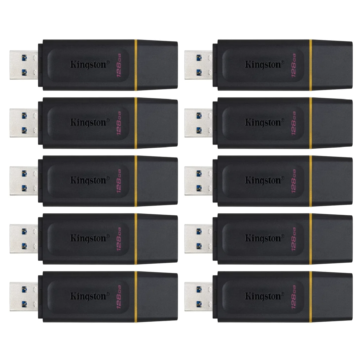 Kingston 128GB DataTraveler Exodia Flash Drive - DTX128GB (Pack of 10)