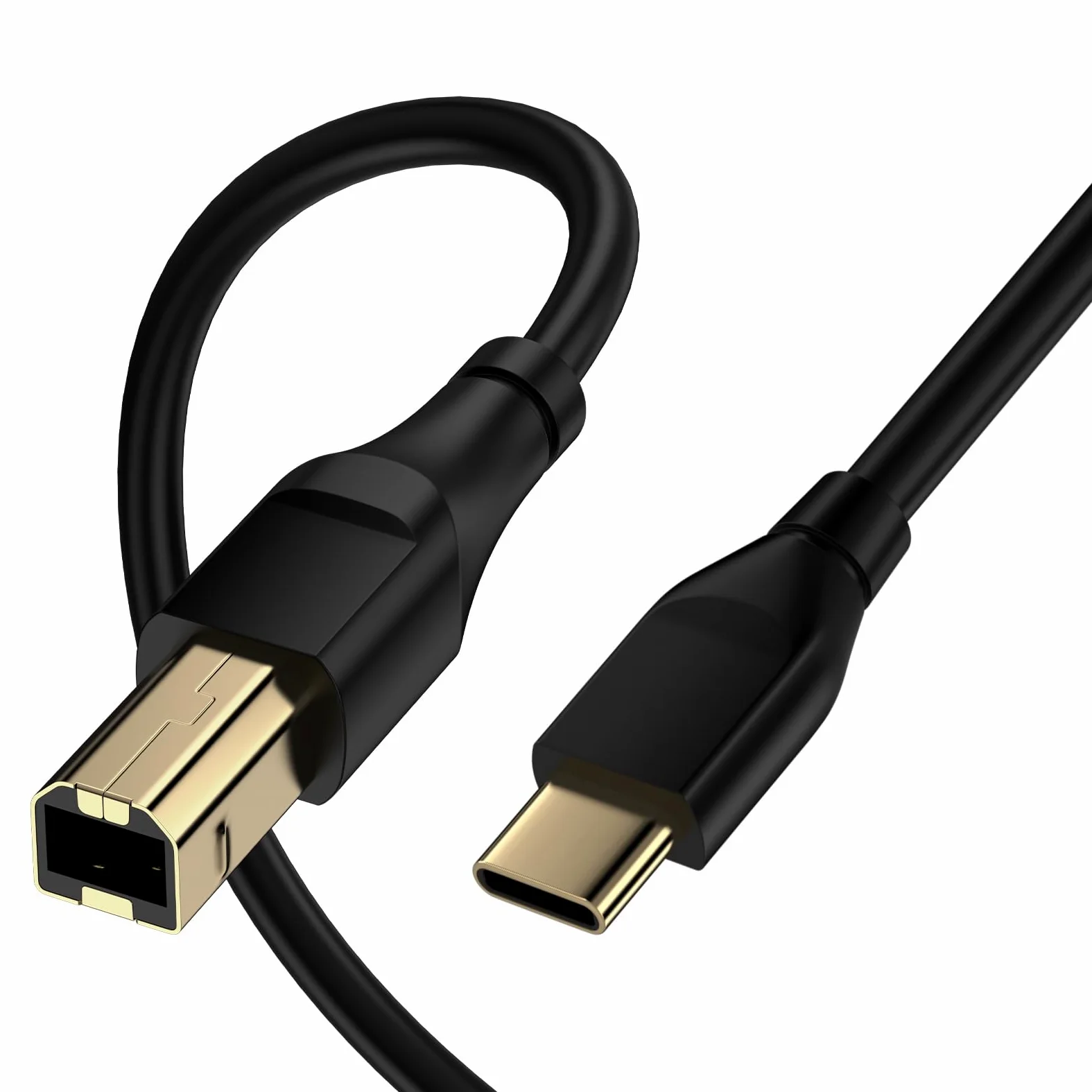 Cavo USB C per stampante, lungo 3,1 m, da USB B a USB C, per stampante e scanner per computer MacBook Pro/Air, iPad Pro/Air, HP, Epson, Canon, Brother, cavo MIDI per pianoforte digitale, tastiera MIDI