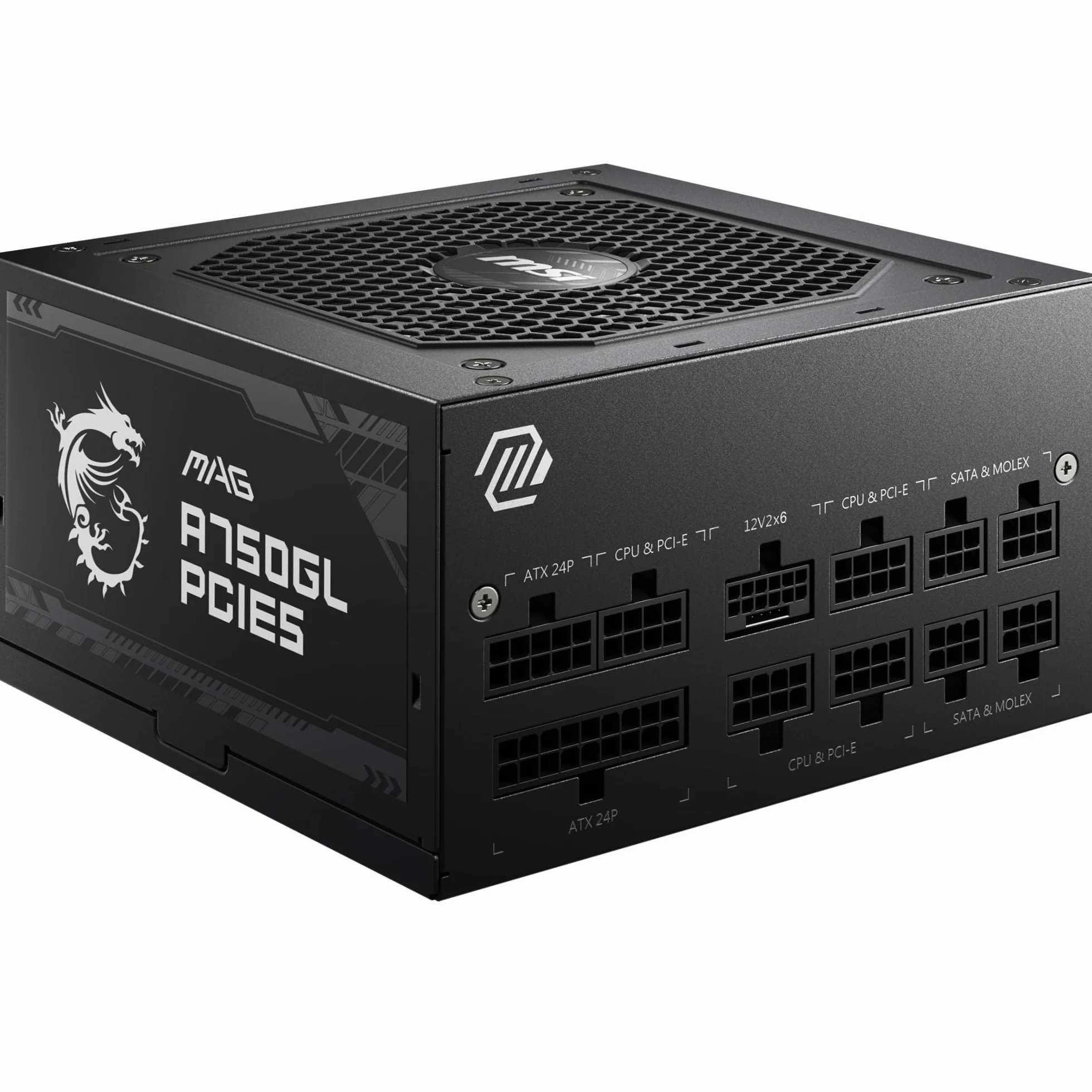 MSI MAG A750GL PCIE5 750W 80 Plus Gold Fully Modular ATX 3.0 Power Supply