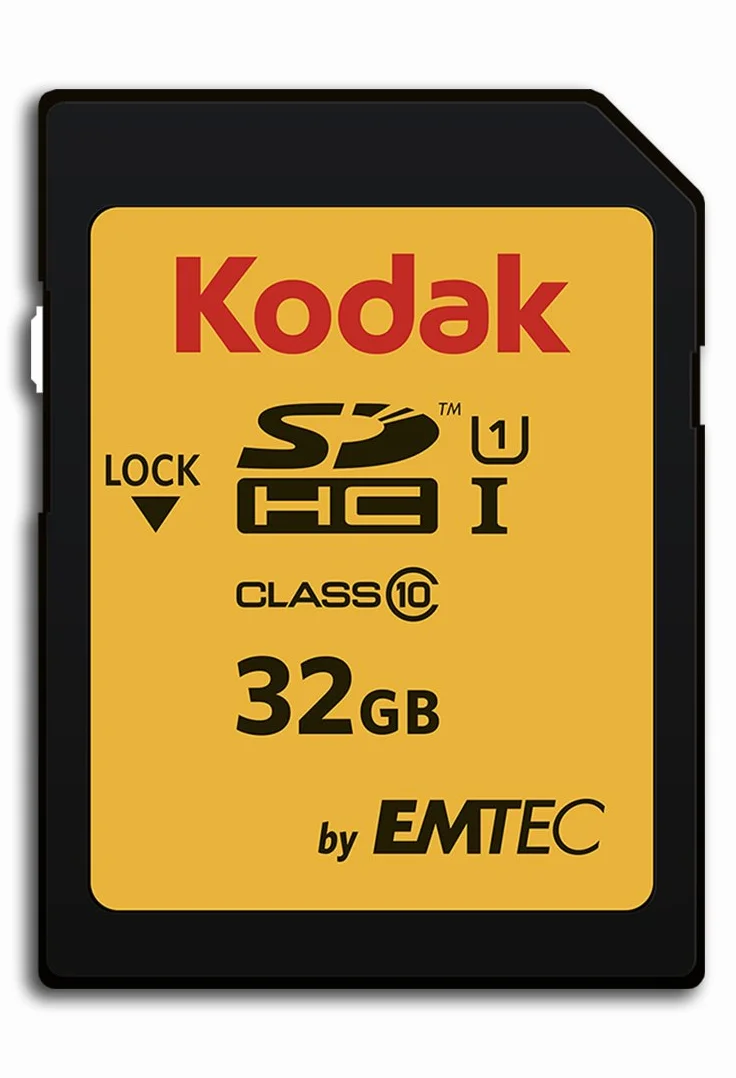 Kodak Scheda SD SDHC classe 10 Gold+ UHS-I U1 32GB