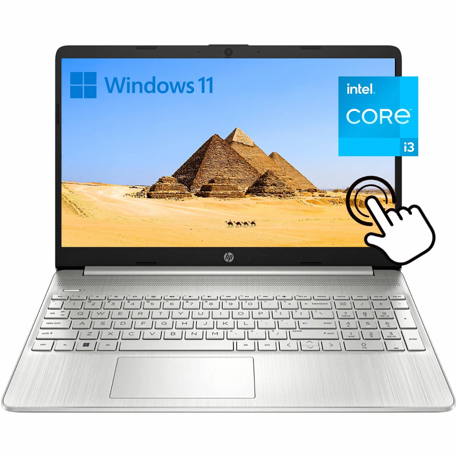 HP Laptop 15.6" Touch Screen Intel Core i3-1115G4 16GB RAM 512GB SSD Intel Iris Xe Graphics Windows 11