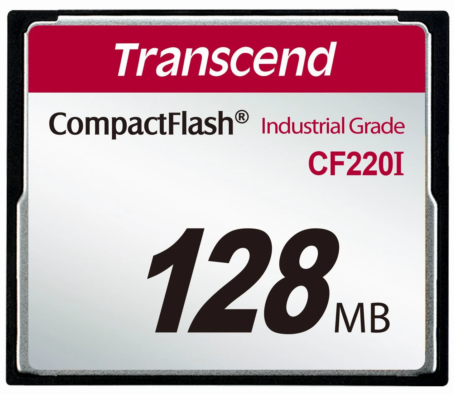 Transcend 128 MB CF memoria flash 0,128 GB CompactFlash (0,128 GB, CompactFlash, 40 MB/s, nero)
