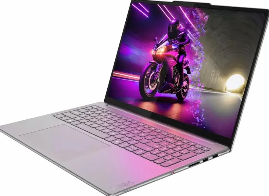 Lenovo Computer portatile Yoga Pro 9i da 16 pollici, Intel Ultra 9 285H 16-Core, NVIDIA GeForce RTX 5060, 32 GB di RAM, SSD NVMe da 1 TB, 16" 3.2K Tandem OLED 120Hz 1000-nits, Windows 11 Pro