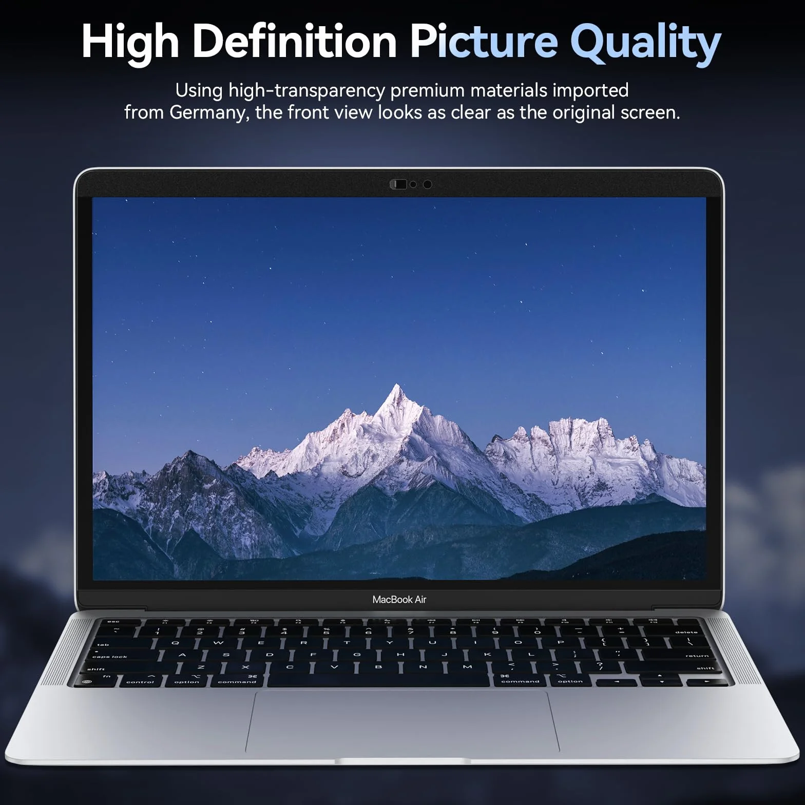Filtro magnetico per la privacy compatibile con Apple MacBook Pro 13 pollici (2016-2022, M1,M2)&MacBook Air 13 (2018-2021, M1), rimovibile anti-spia, luce blu, filtro schermo privacy 13,3"