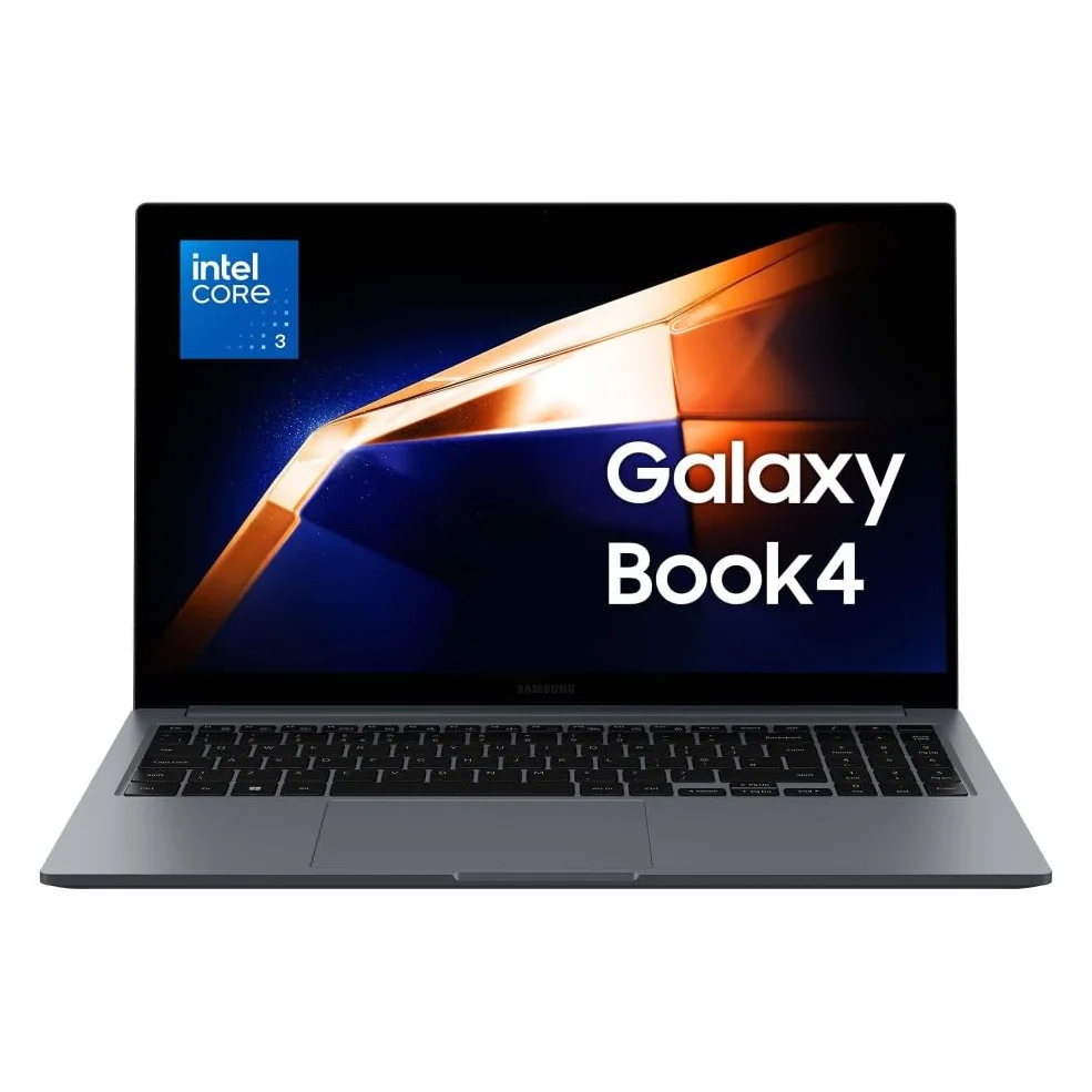 Samsung Galaxy Book4 Laptop 15.6" FHD Intel Core 3 8GB RAM 512GB Windows 11 Home Gray