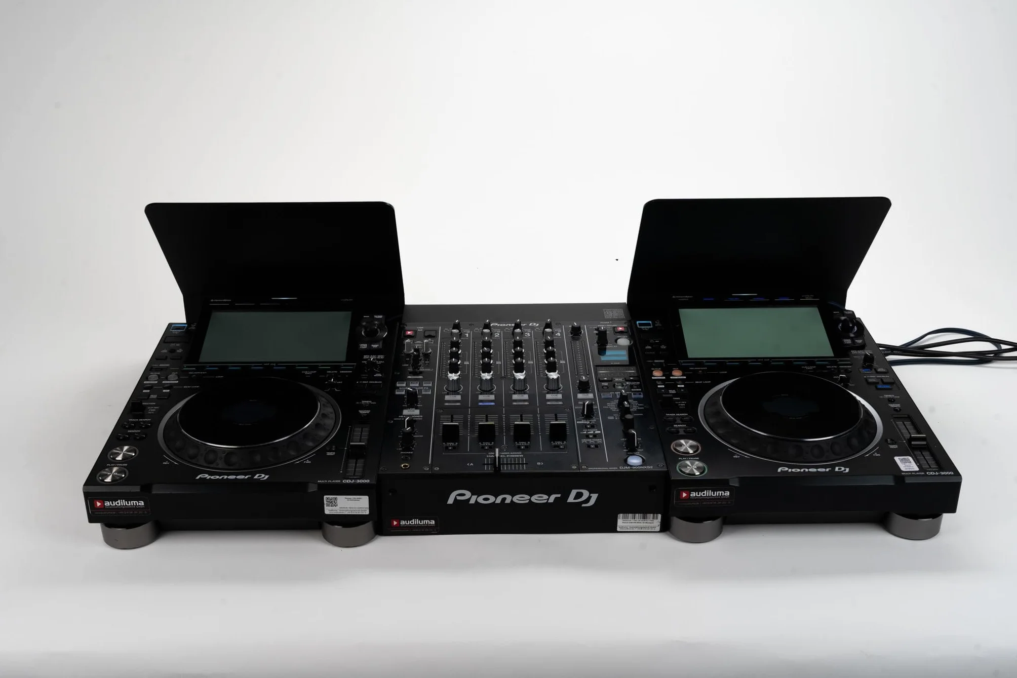 Copertura per cavi compatibile con Pioneer CDJ 3000, con canalina per cavi integrata, minimalista, di alta qualità, moderna, funzionale, professionale, DJ Sun Cover Made in Germany
